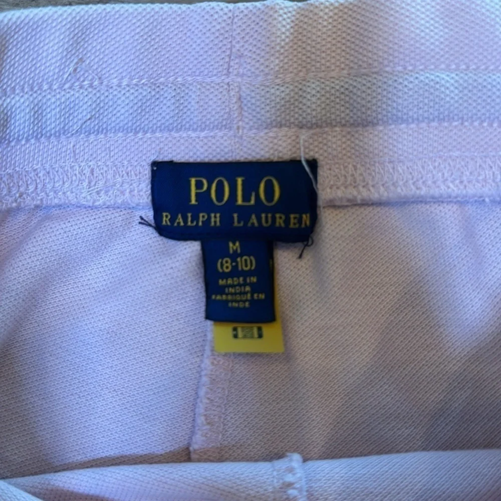 Ralph Lauren Girls Ruffled Cotton Mesh Shorts Size M (8-10)